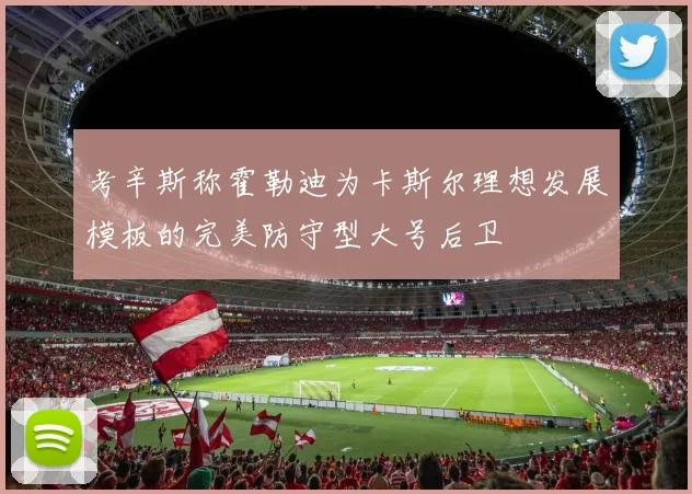 考辛斯称霍勒迪为卡斯尔理想发展模板的完美防守型大号后卫